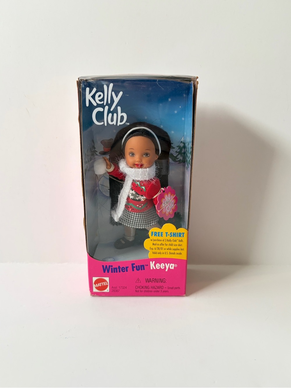 NIB Barbie Kelly Club Winter Fun Keeya Doll